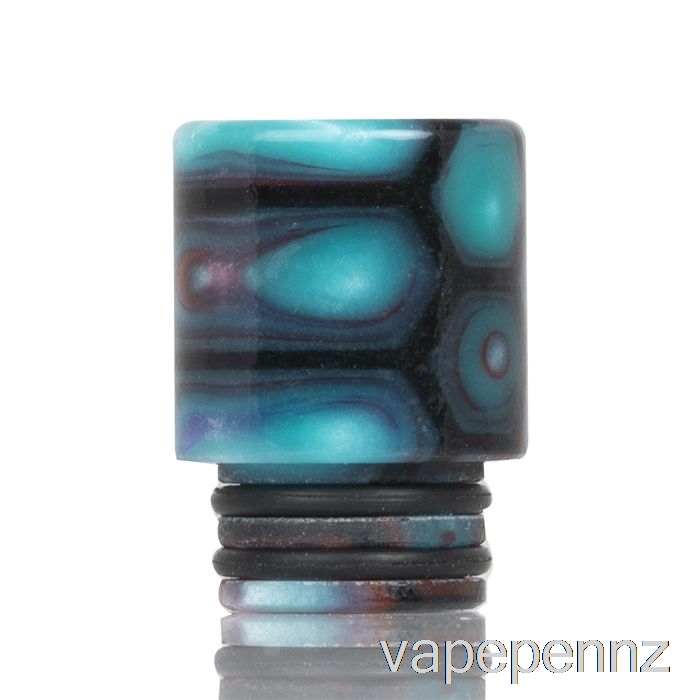 510 TALL Snakeskin Resin Drip Tip Blue VAPE NZ